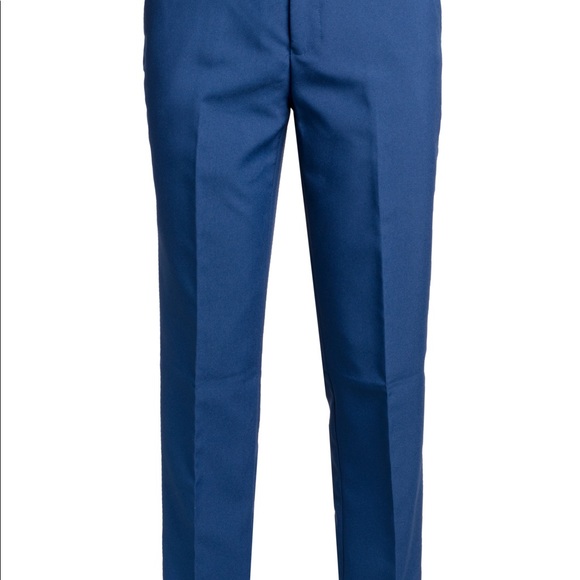 Men’s indigo blue slim fit suit